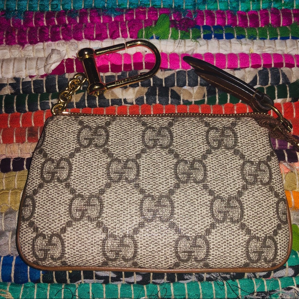 Gucci Linea A GG Supreme Key Case